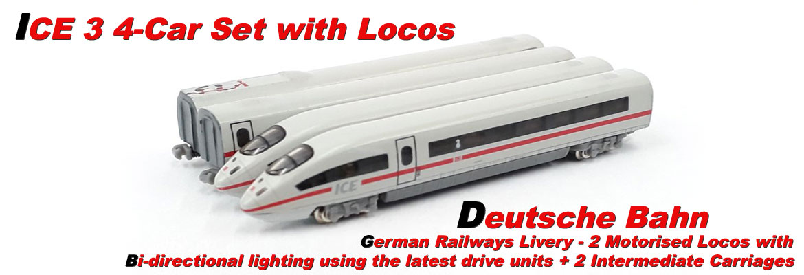 ICE 3 4-Car Set With Locos