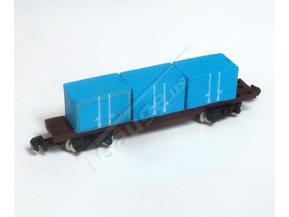 Blue Container Wagon