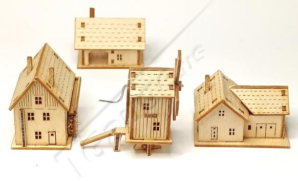 Four Building Countryside Kit